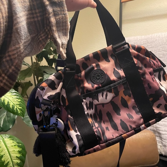 Kipling Bags Kipling Leopard Nylon Bag Crossbody Mini Duffle Poshmark
